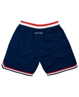 Men's Rings & Crwns Navy Cleveland Buckeyes Replica Mesh Shorts