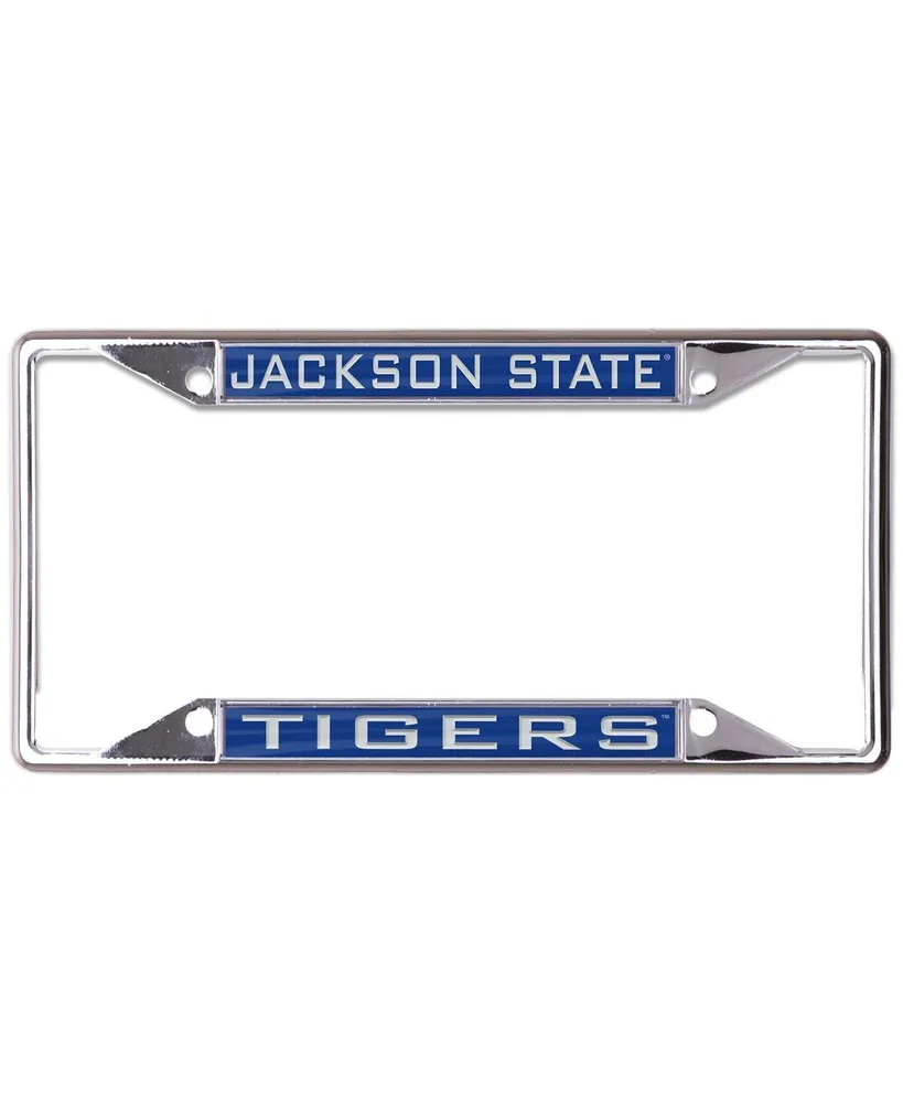 Wincraft Jackson State Tigers Printed Metal License Plate Frame