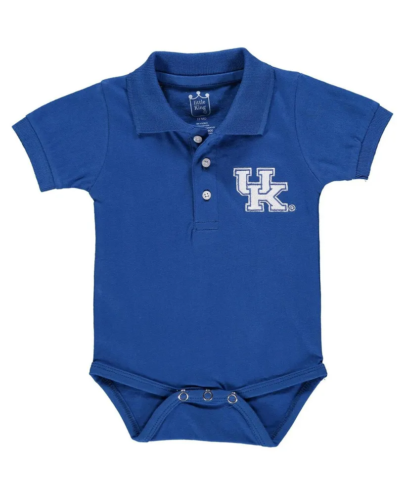 Infant Boys and Girls Royal Kentucky Wildcats Polo Bodysuit