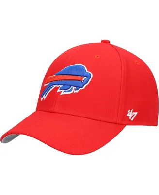 Men's '47 Brand Red Buffalo Bills Team Mvp Adjustable Hat