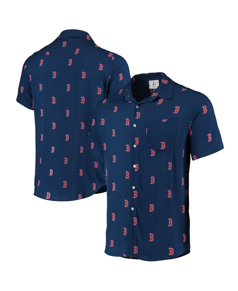 FOCO Boston Red Sox Flamingo Button Up Shirt, Mens Size: S