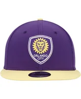 Men's New Era Purple, Gold Orlando City Sc Two-Tone 9FIFTY Snapback Hat