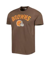 Men's '47 Brand Brown Cleveland Browns All Arch Franklin T-shirt