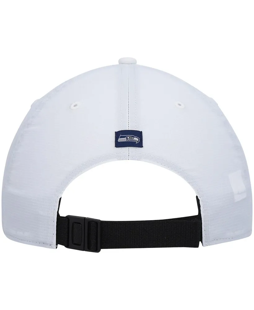 Men's '47 Brand White Seattle Seahawks Hitch Stars and Stripes Trucker Adjustable Hat