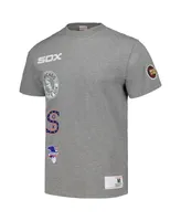 Men's Mitchell & Ness Heather Gray Chicago White Sox Cooperstown Collection City T-shirt