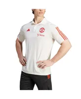 Men's adidas White Manchester United 2023/24 On-Field Training Polo Shirt