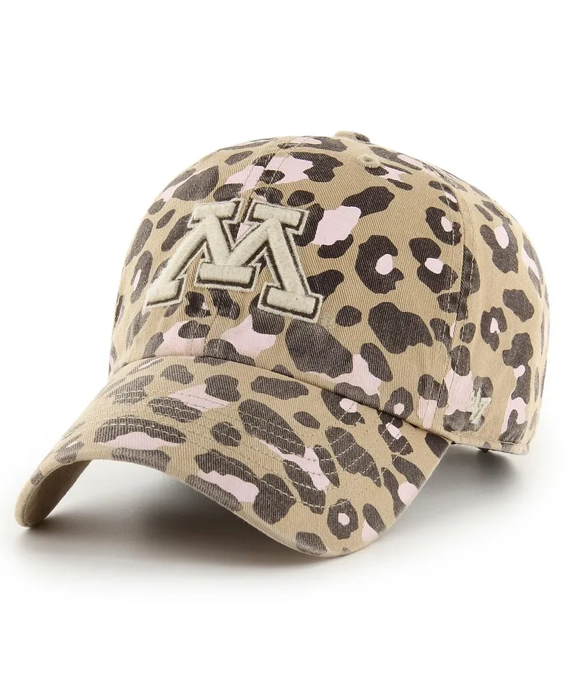 Women's '47 Brand Khaki Minnesota Golden Gophers Bagheera Clean Up Adjustable Hat