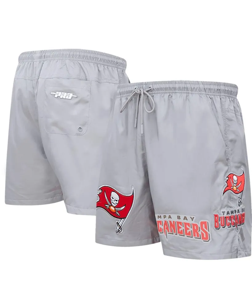 Men's Pro Standard Pewter Tampa Bay Buccaneers Woven Shorts