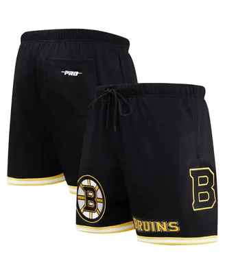 Men's Pro Standard Black Boston Bruins Classic Mesh Shorts
