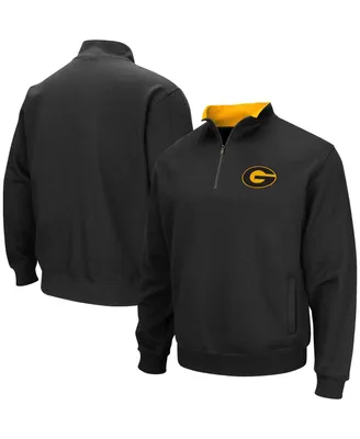 Men's Colosseum Black Grambling Tigers Tortugas Quarter-Zip Sweatshirt