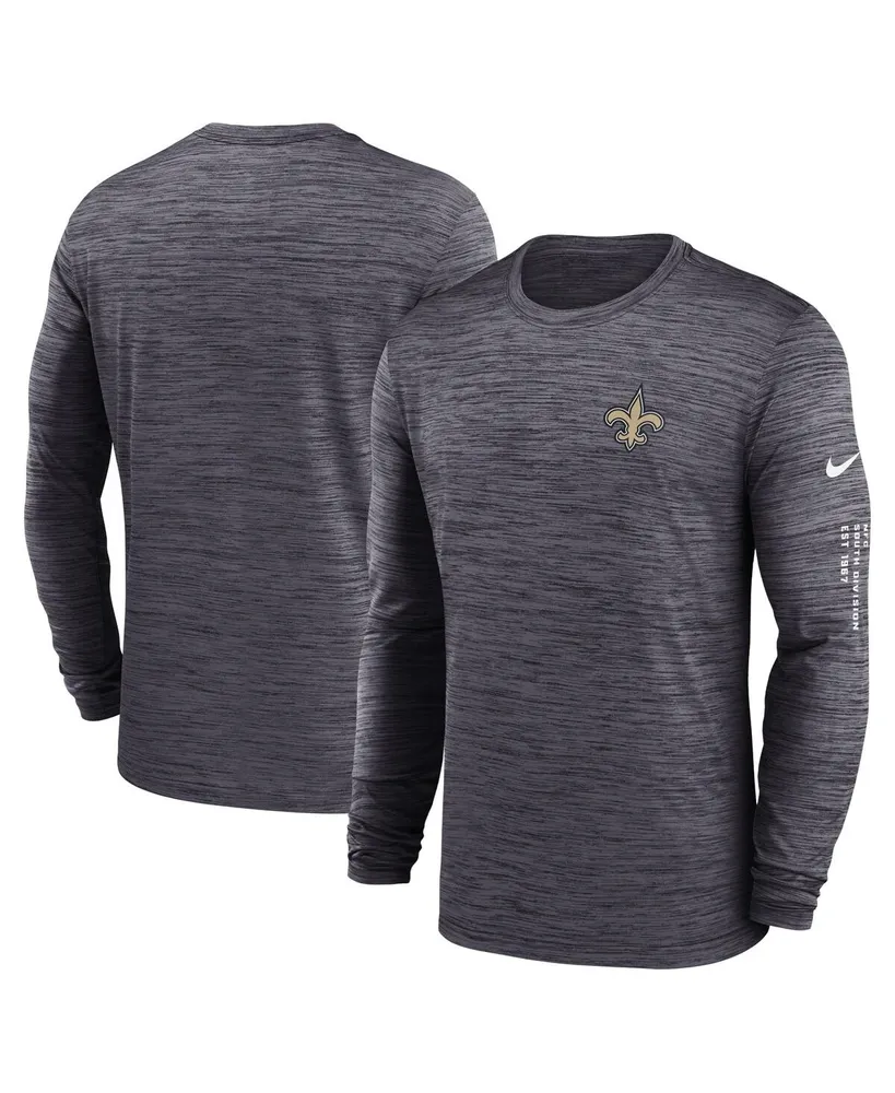 Men's Nike Black New Orleans Saints Velocity Long Sleeve T-shirt