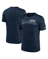 Men's Nike College Navy Seattle Seahawks Velocity Arch Performance T-shirt