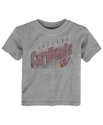 Toddler Boys and Girls Heathered Gray Arizona Cardinals Winning Streak T-shirt