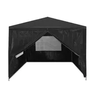 vidaXL Party Tent 9.8'x9.8' Anthracite