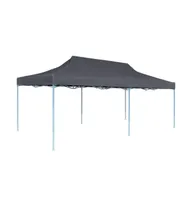 vidaXL Folding Pop-up Partytent with Sidewalls 9.8'x19.7' Anthracite