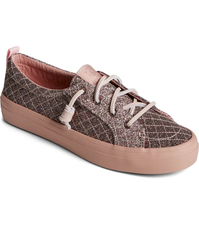 sperry crest vibe metallic silver