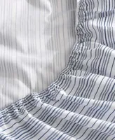 Nautica Beaux Stripe Cotton Percale Fitted Sheets