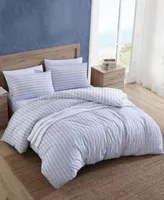 Nautica Beaux Stripe Cotton Reversible Duvet Cover Sets