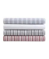 Nautica Solid T200 Cotton Percale Fitted Sheets