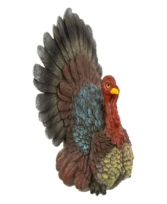 10.5" Fall Harvest Turkey Tabletop Decoration