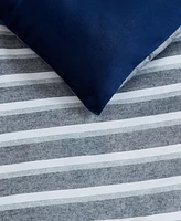 Nautica Heathered Block Reversible Piece Comforter Set