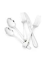 Kit Kemp for Spode Scoop 18/10 Stainless Steel 20 Piece Cutlery Set, Service for 4