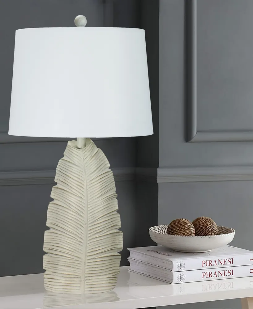 28.5" Casual Resin Table Lamp with Designer Shade