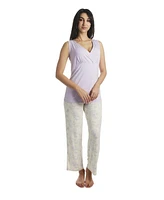 Women's Everly Grey Analise During & After 5-Piece Maternity/Nursing Sleep Set