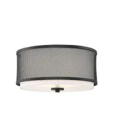 Trade Winds Fremont 3-Light Flush Mounted Ceiling Light