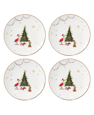 Lenox Merry Grinchmas Porcelain Dinner Plates, Set Of 4