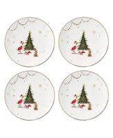 Lenox Merry Grinchmas Porcelain Dinner Plates, Set Of 4