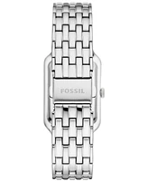 Fossil Women's Raquel Three-Hand Date Silver-Tone Stainless Steel Watch, 26mm