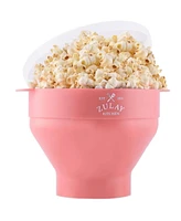Zulay Kitchen Microwave Popcorn Popper - Bpa-Free Silicone Popcorn Popper Microwave Popcorn Bowl
