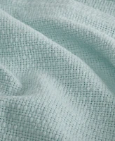 Madison Park Freshspun Basketweave Cotton Blanket