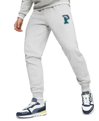 Puma Men's Squad Brushed Fleece Logo Sweatpants