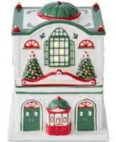 Spode Christmas Tree Village Led Lighted Figural Theatre