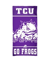 Wincraft Tcu Horned Frogs 30" x 60" Team Logo Spectra Beach Towel