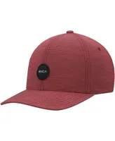 Men's Rvca Burgundy Shane Flex Hat