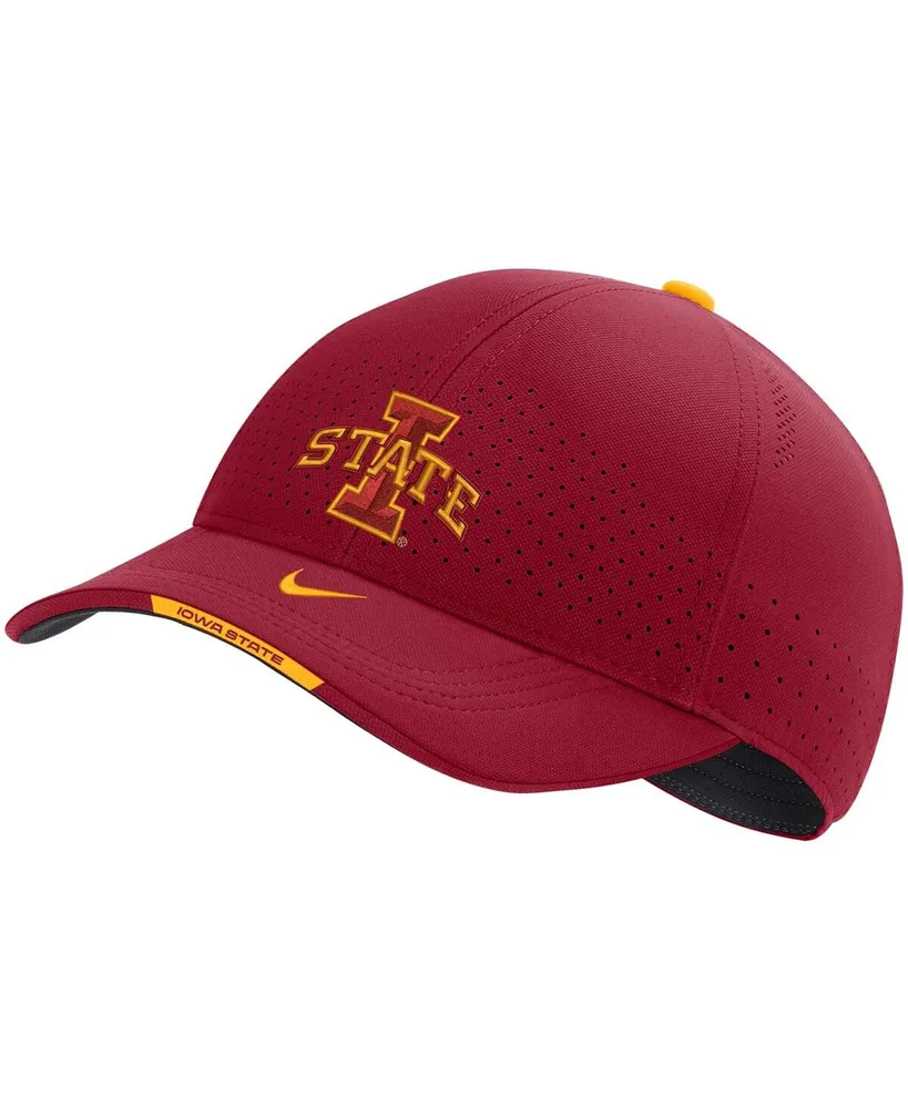 Men's Nike Crimson Iowa State Cyclones 2023 Sideline Legacy91 Performance Adjustable Hat