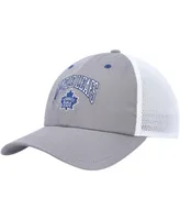 Men's adidas Gray, White Toronto Maple Leafs Tonal Slouch Trucker Adjustable Hat