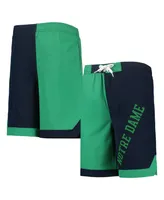 Big Boys Green, Navy Notre Dame Fighting Irish Conch Bay Swim Shorts