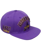 Men's Pro Standard Purple Alcorn State Braves Evergreen Arch Over Logo Snapback Hat