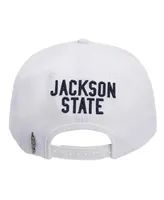 Men's Pro Standard White Jackson State Tigers Mascot Evergreen Wool Snapback Hat