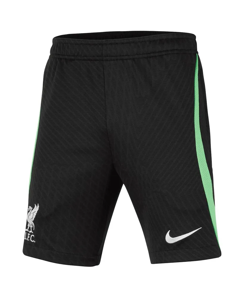 Big Boys Nike Black Liverpool 2023/24 Performance Strike Shorts