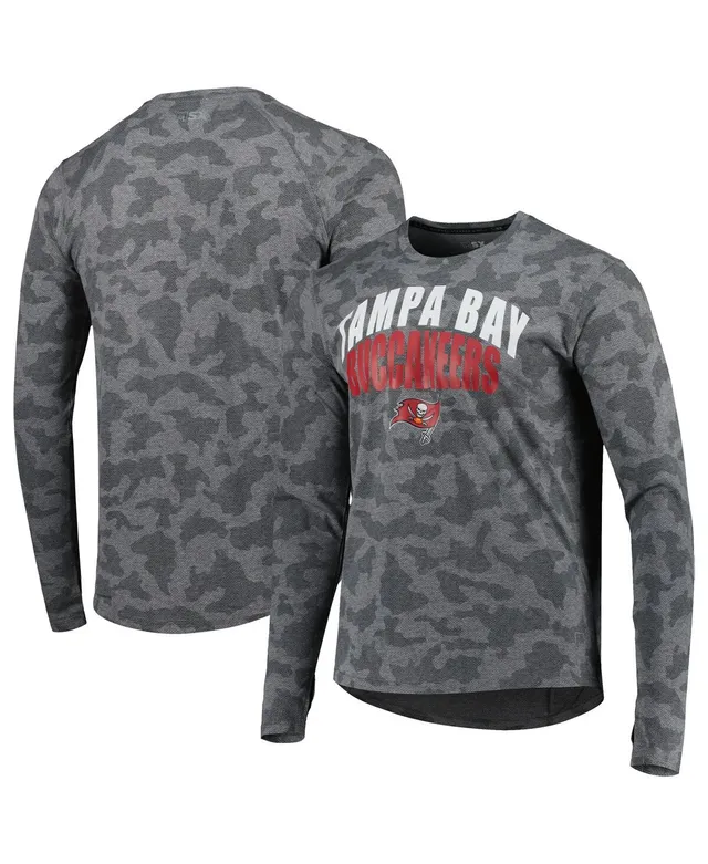 MSX by Michael Strahan Men's Black Philadelphia Eagles Camo Performance Long Sleeve T-Shirt - Black