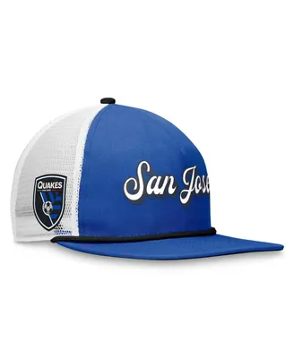 Men's Fanatics Royal, White San Jose Earthquakes True Classic Golf Snapback Hat