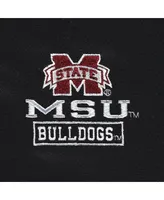 Men's Champion Black Mississippi State Bulldogs Textured Quarter-Zip Jacket