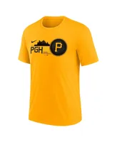 Men's Nike Gold Pittsburgh Pirates 2023 City Connect Tri-Blend T-shirt