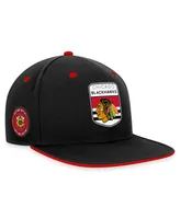 Men's Fanatics Black Chicago Blackhawks 2023 Nhl Draft Snapback Hat