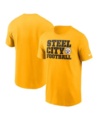 Men's Nike Gold Pittsburgh Steelers Local Essential T-shirt